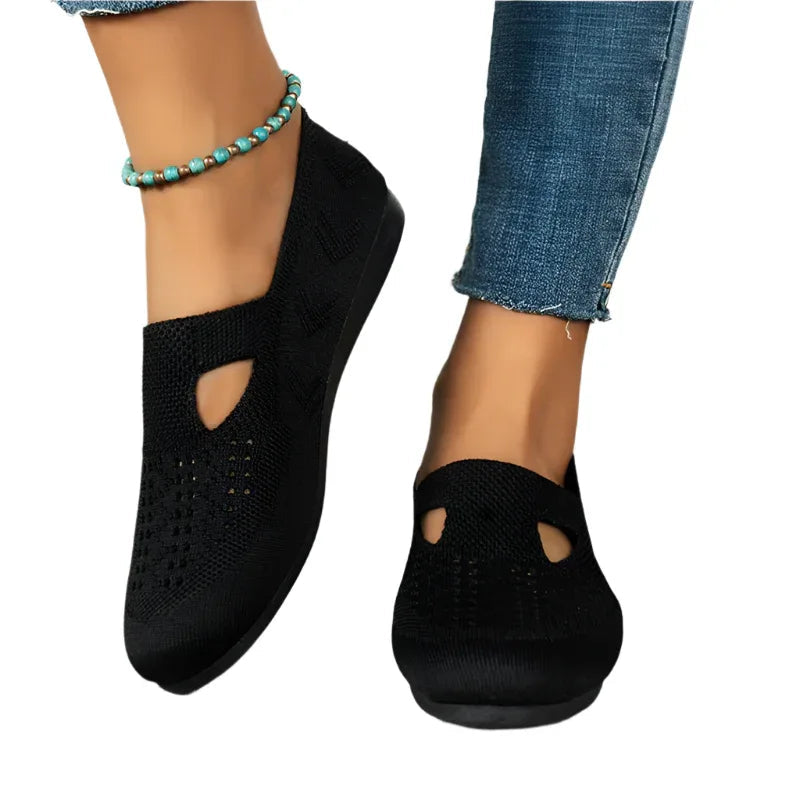 Women Flat Breathable Mesh Shoes Summer Light Loafers