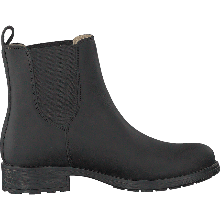 Low Chelsea Boot Black/shiny Gold