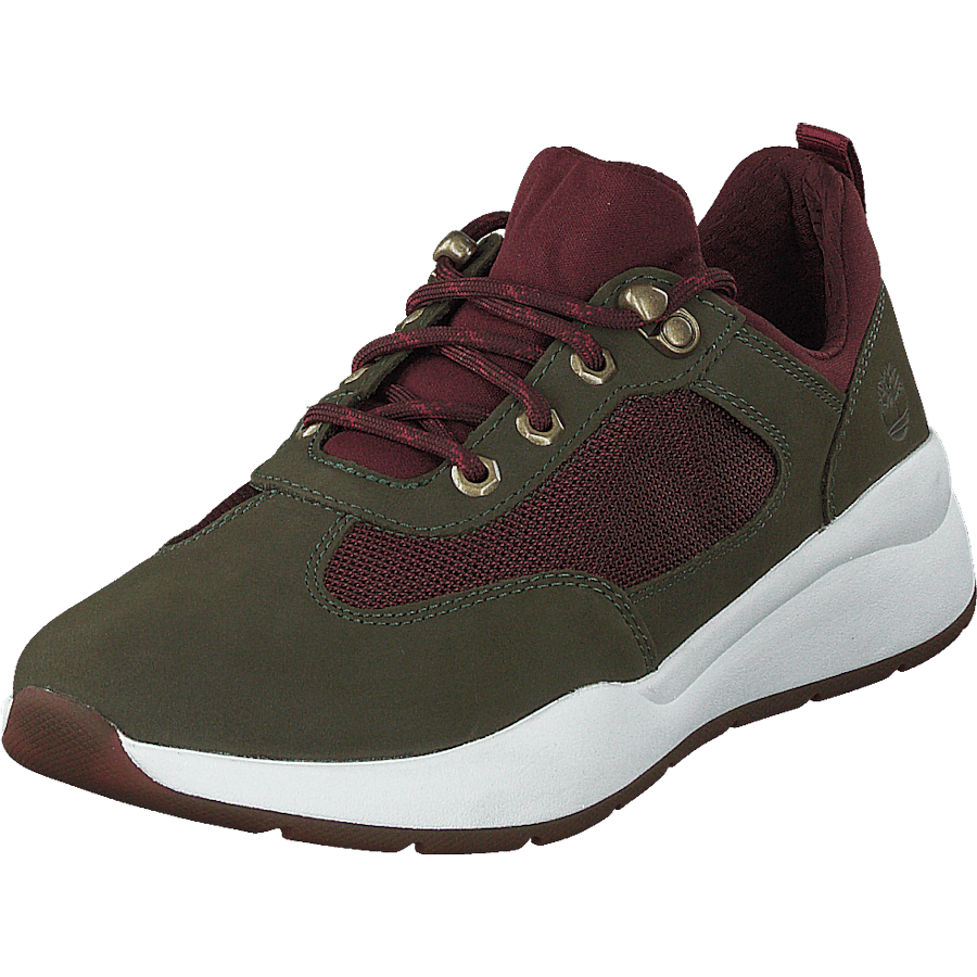 Boroughs Low Sneaker Hkr Dark Green Nubuck