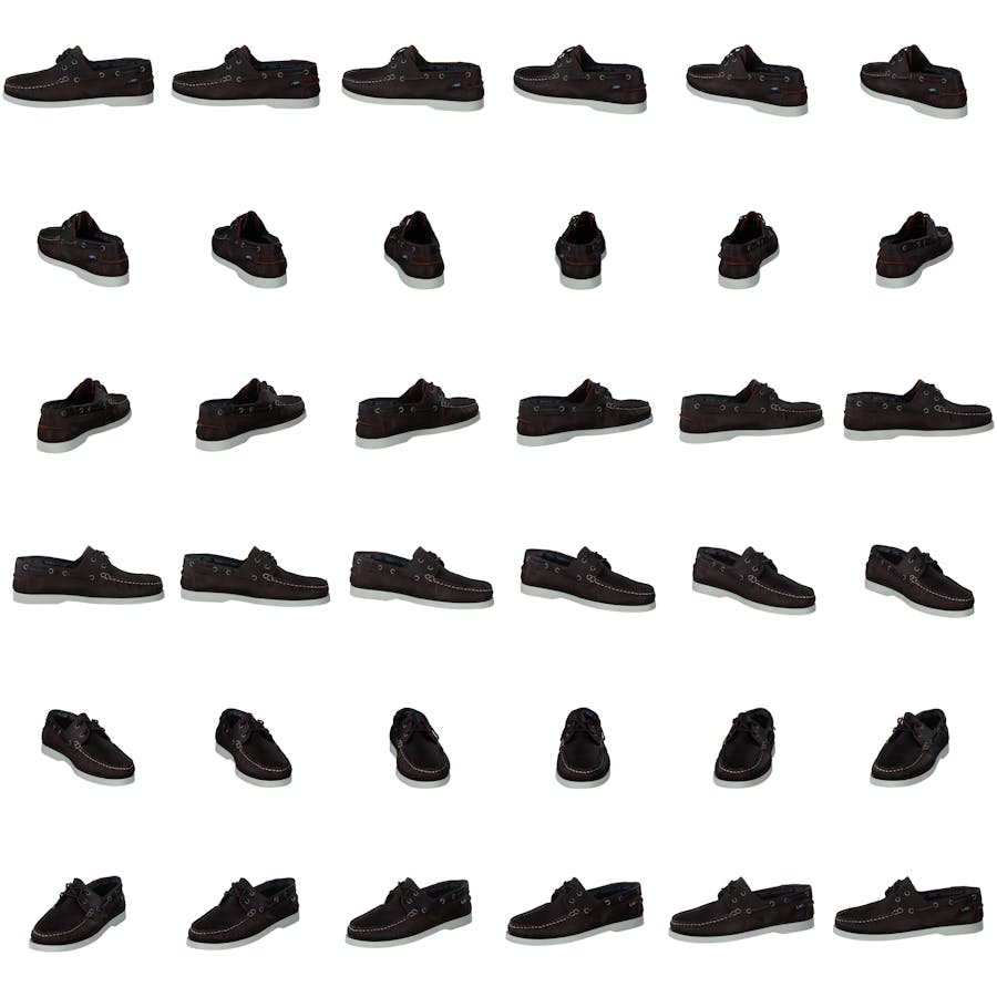 2-eye Lth Dark Brown/crazy