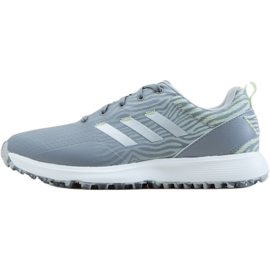 Women's S2G Spikeless Golf Shoes Grey Three / Silver Metallic / Almost Lime