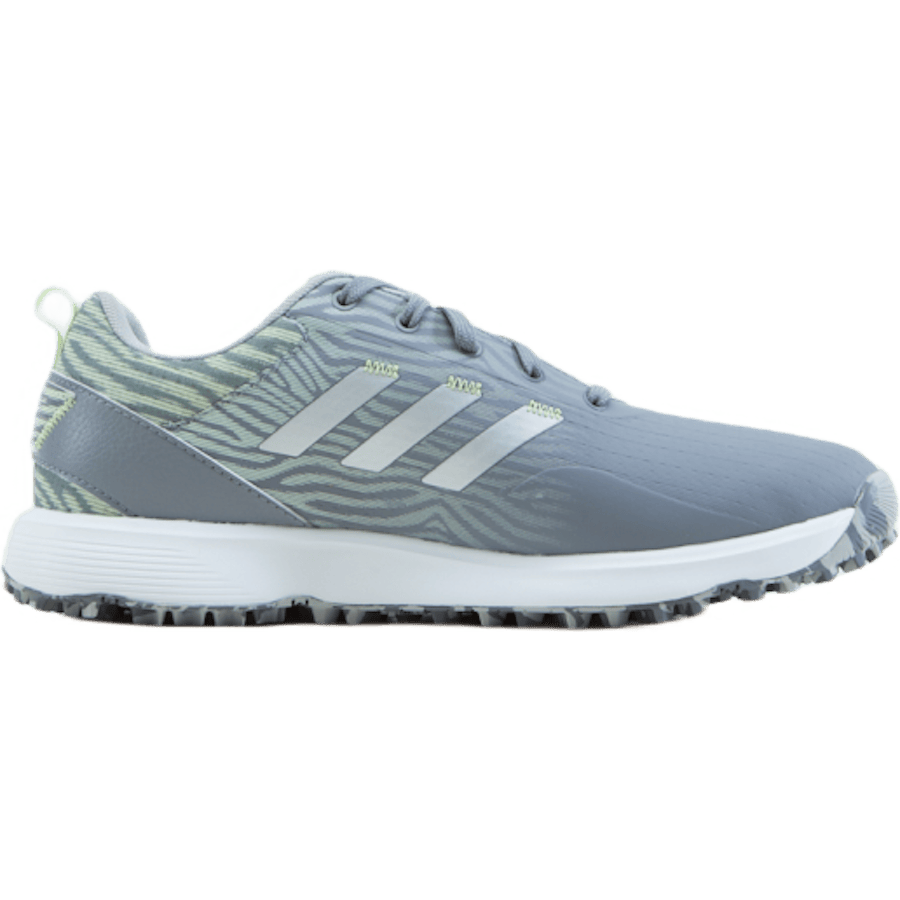Women's S2G Spikeless Golf Shoes Grey Three / Silver Metallic / Almost Lime