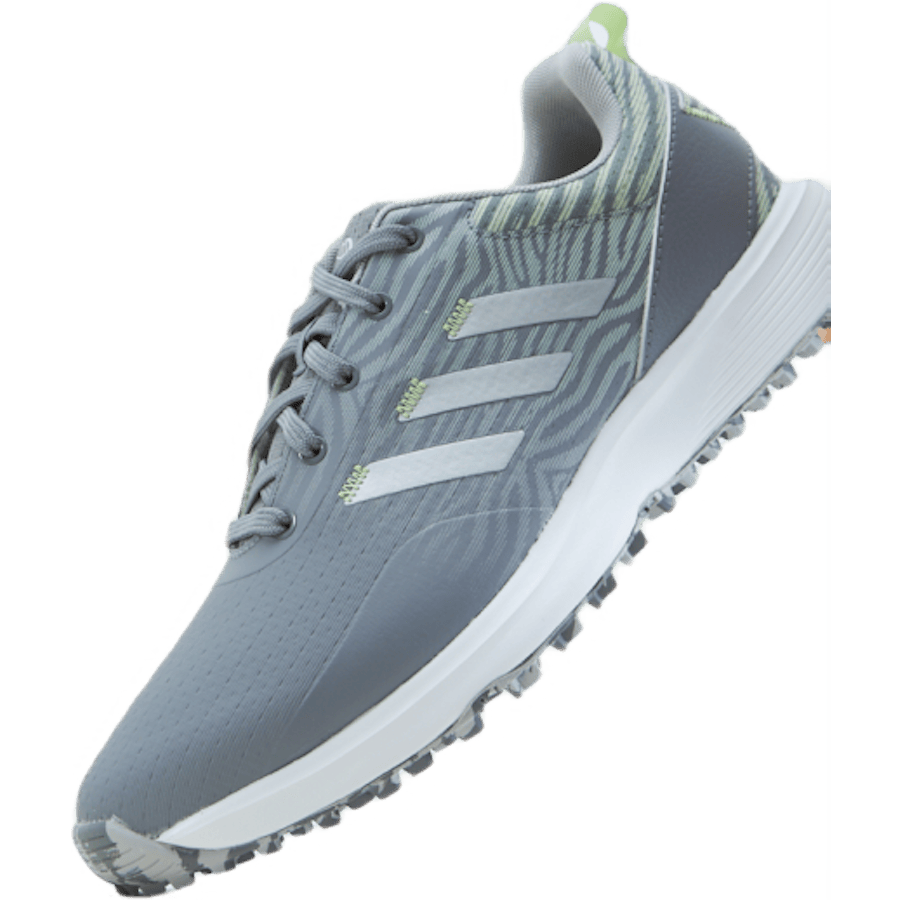 Women's S2G Spikeless Golf Shoes Grey Three / Silver Metallic / Almost Lime