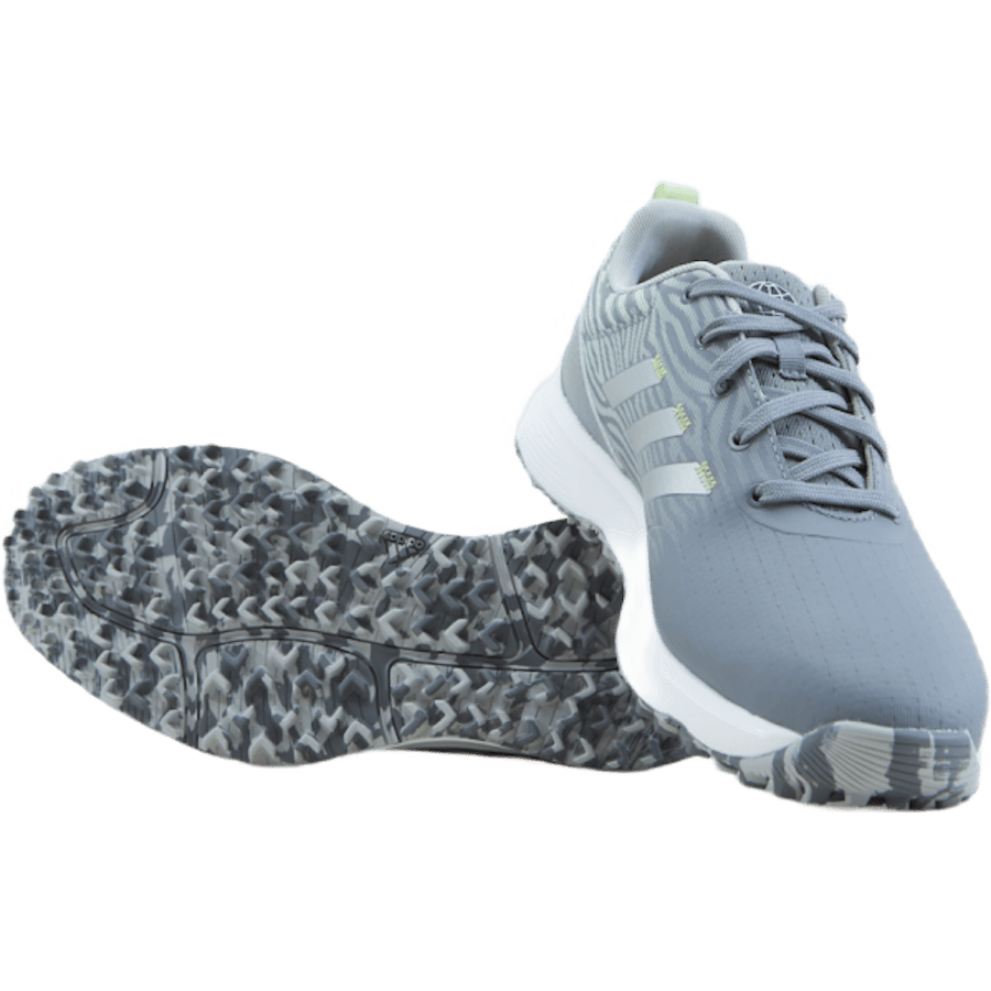 Women's S2G Spikeless Golf Shoes Grey Three / Silver Metallic / Almost Lime