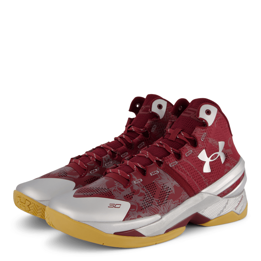 Curry 2 Retro Dark Maroon