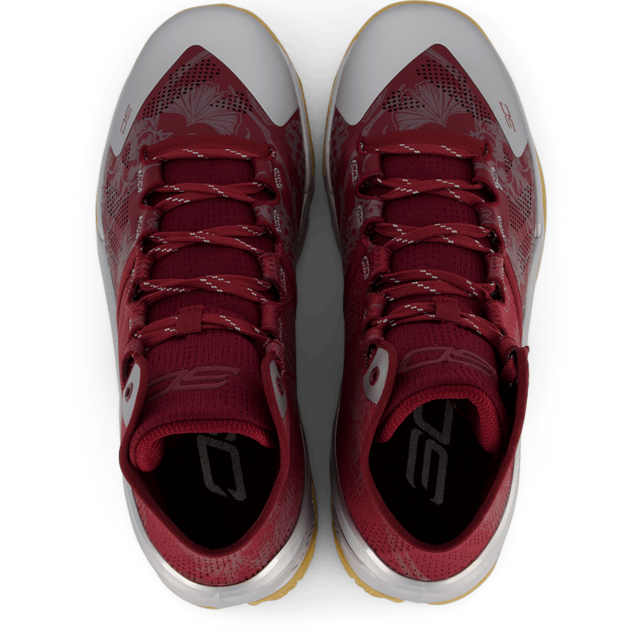 Curry 2 Retro Dark Maroon