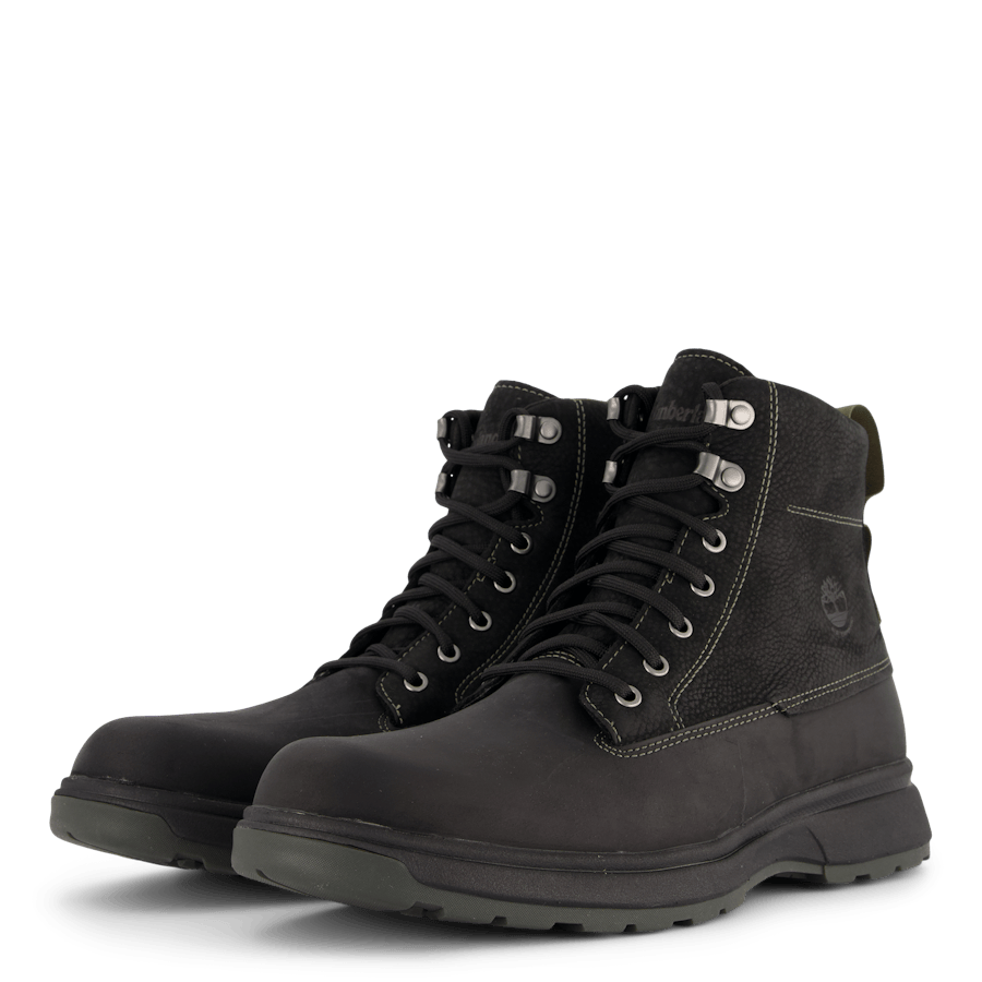 Atwells Ave Mid Lace Up Waterp Jet Black