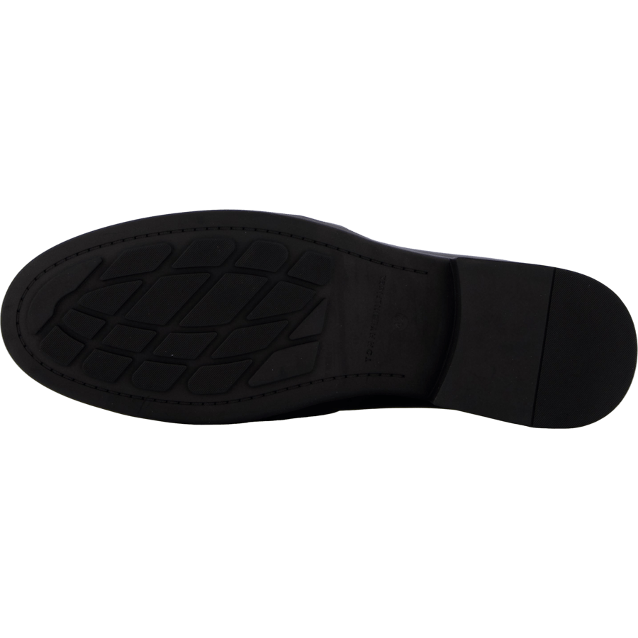 Th Chain Leather Loafer Black