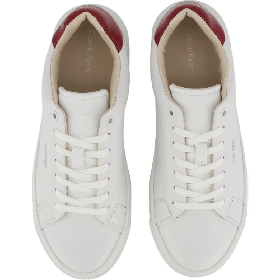Cupsole Lace Up W/ml Lth Bright White/winery