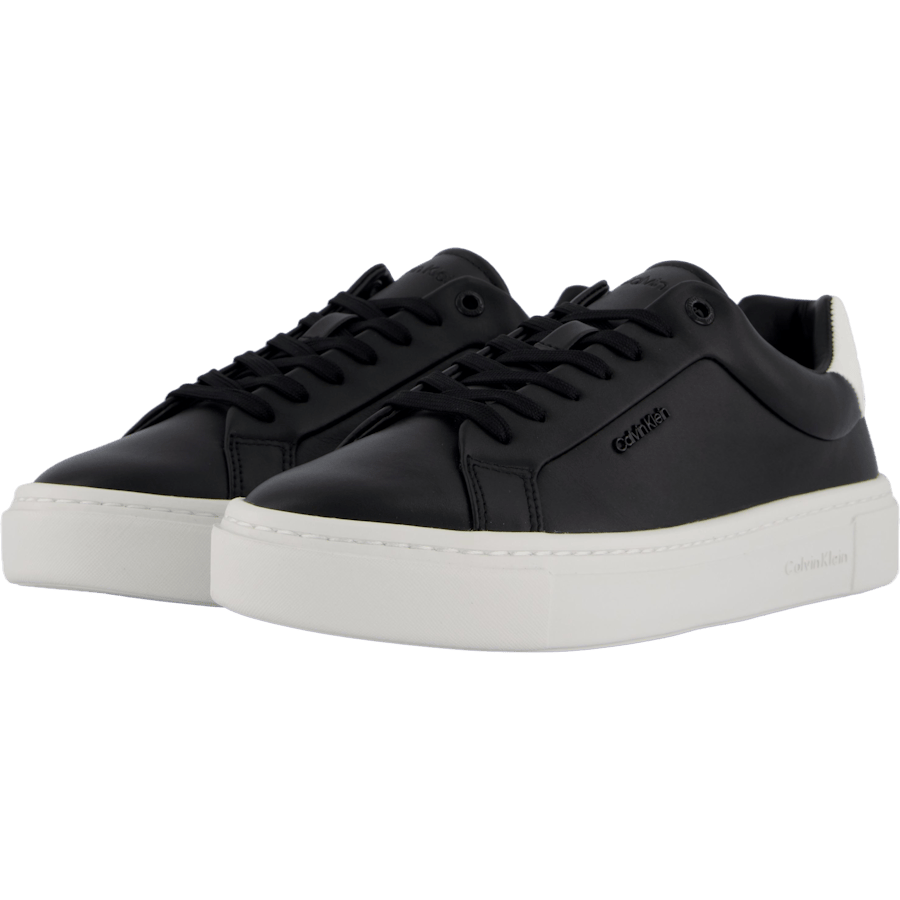Cupsole Lace Up W/ml Lth Ck Black