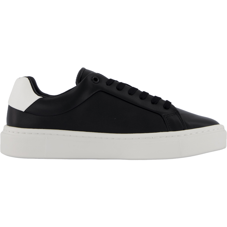 Cupsole Lace Up W/ml Lth Ck Black
