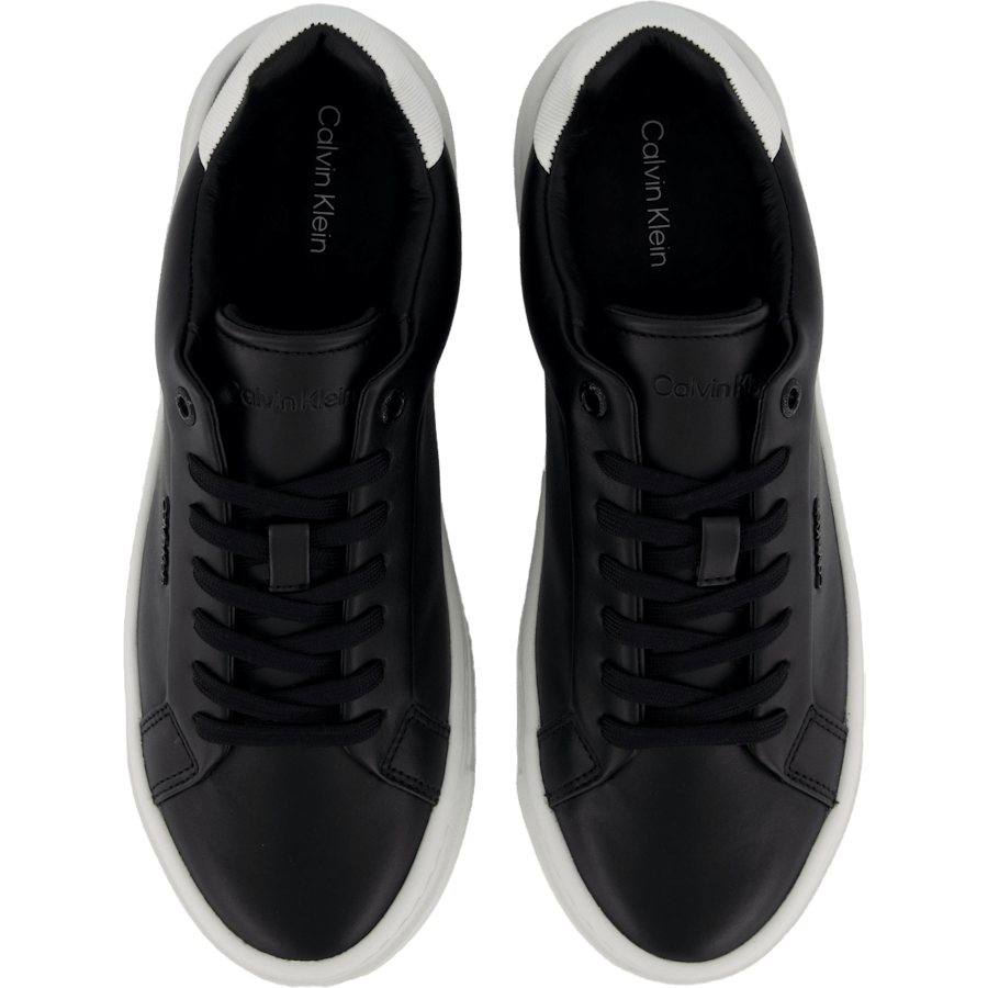 Cupsole Lace Up W/ml Lth Ck Black