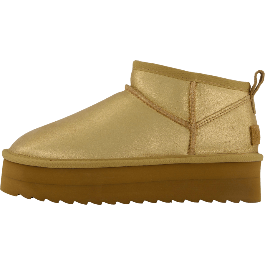 Lowboot Plateau Metallic Tan