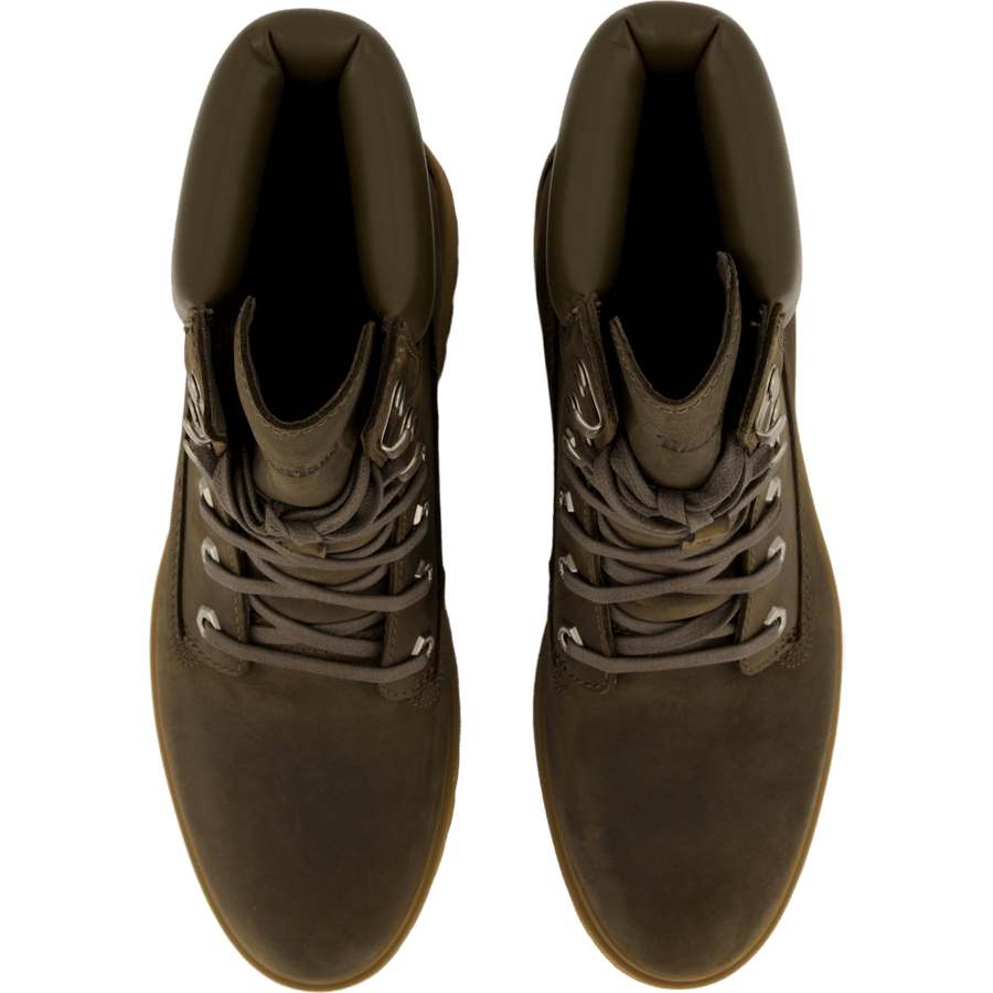 Mid Lace Up Boot Olv Full Grain