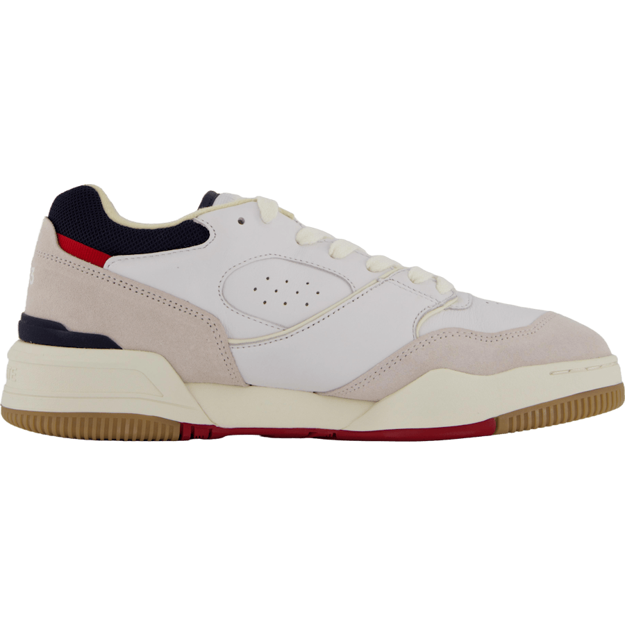 Lineshot Leather Sneakers 40f Off Wht/gum