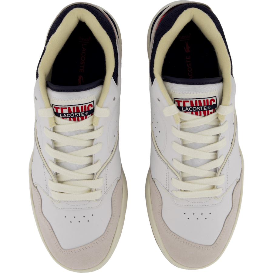 Lineshot Leather Sneakers 40f Off Wht/gum
