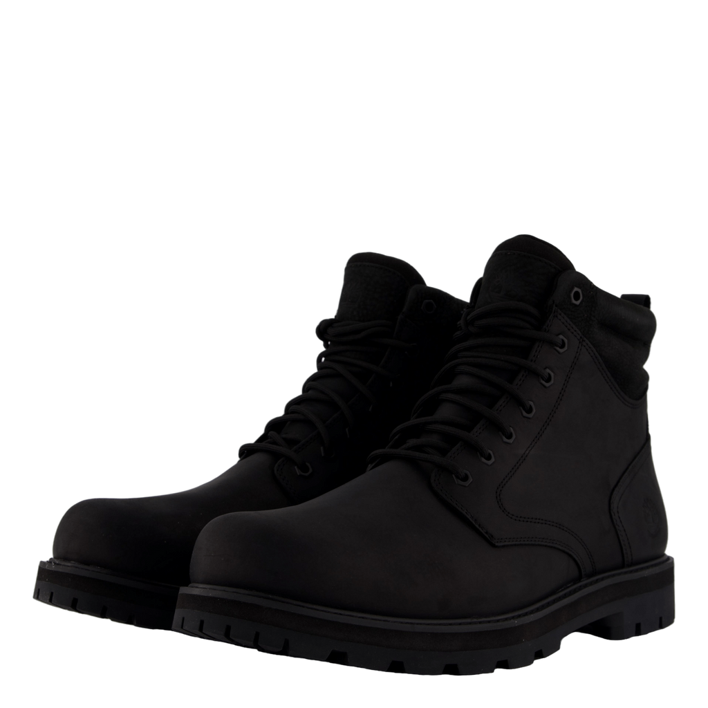 Mid Lace Up Waterproof Boot Blk Full Grain