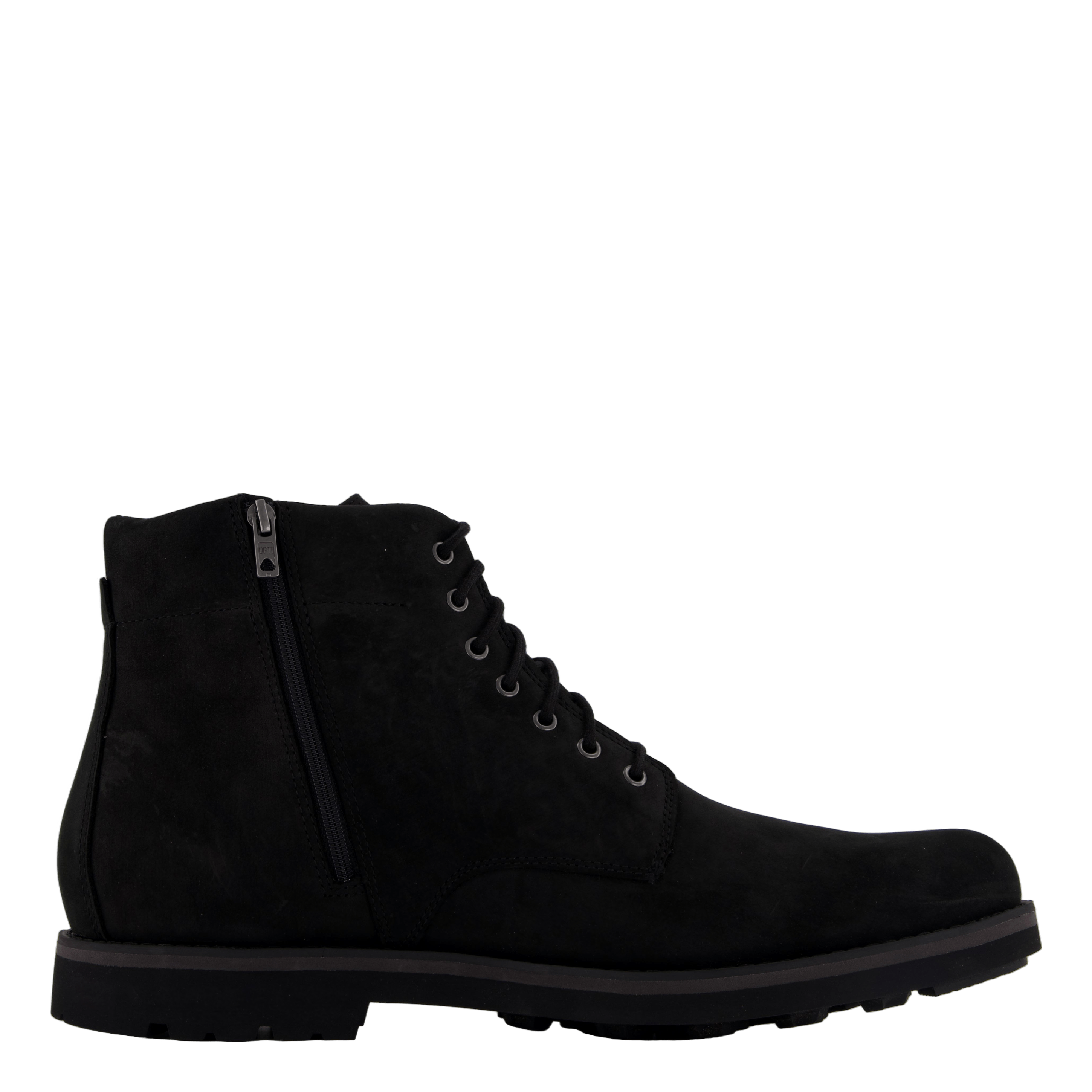 Mid Zip Up Waterproof Boot Jet Black