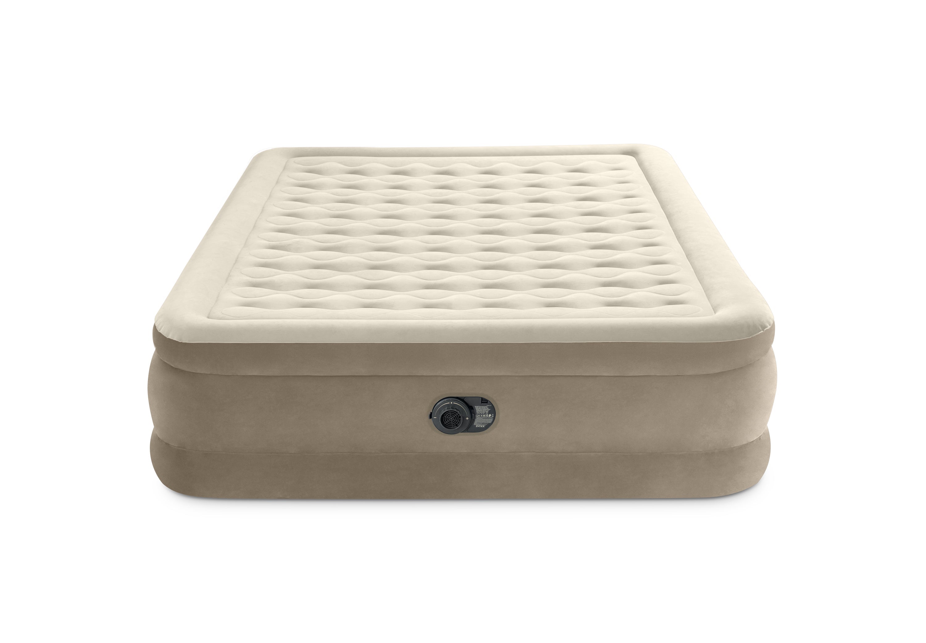 INTEX Ultra Plush Luftmadrass -Brun Dubbel
