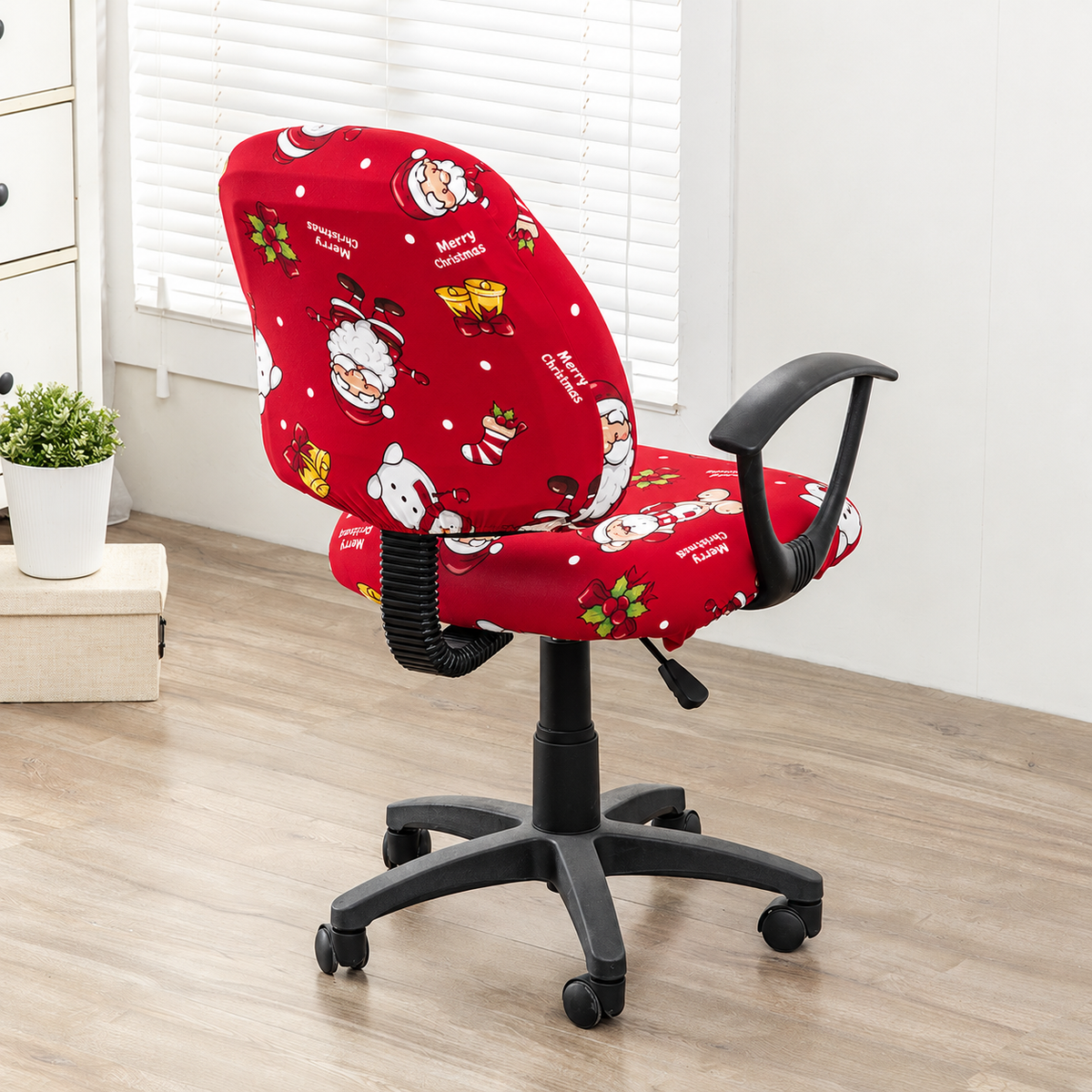 Two-Piece Stretch Office Chair Cover