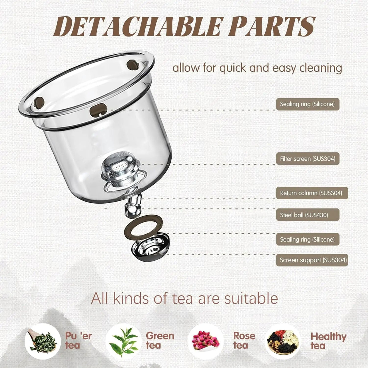 Wooden Tea Pot