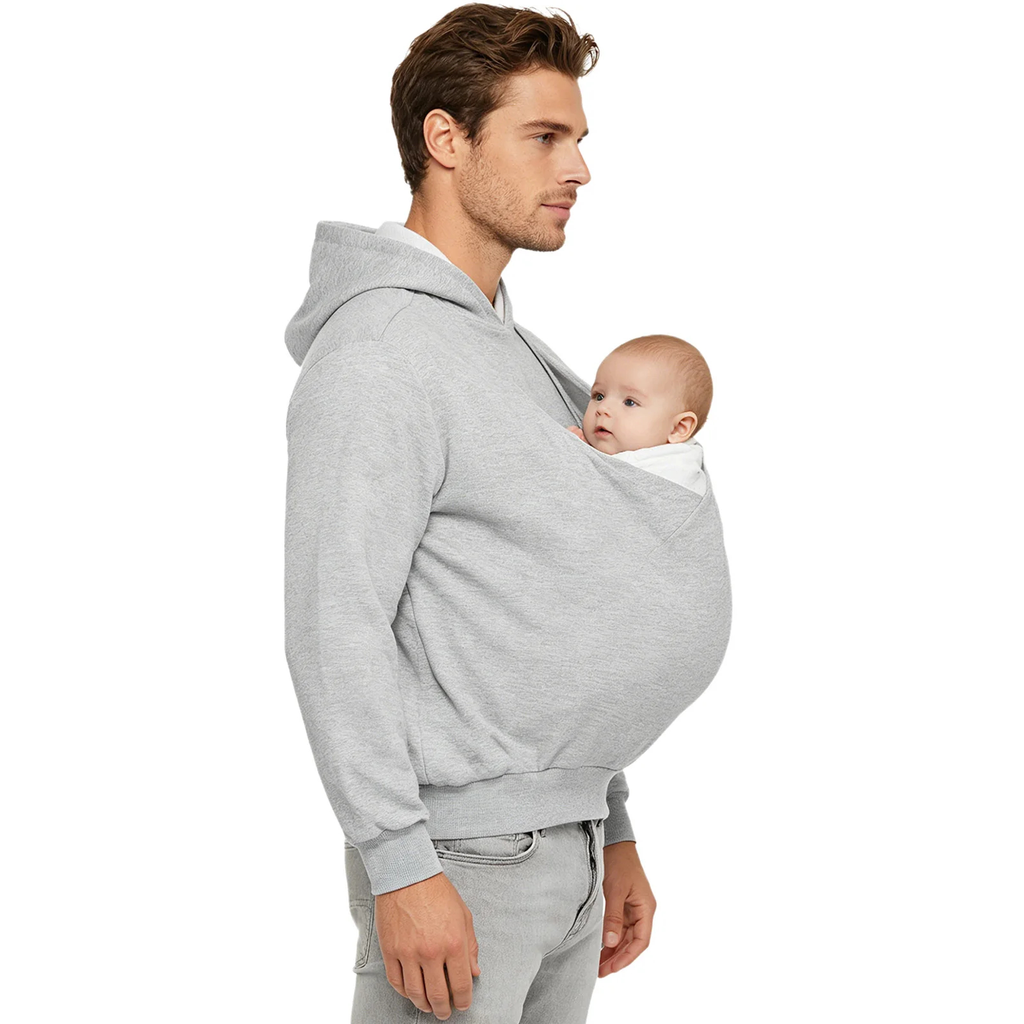 Men's Baby Pouch Hoodie