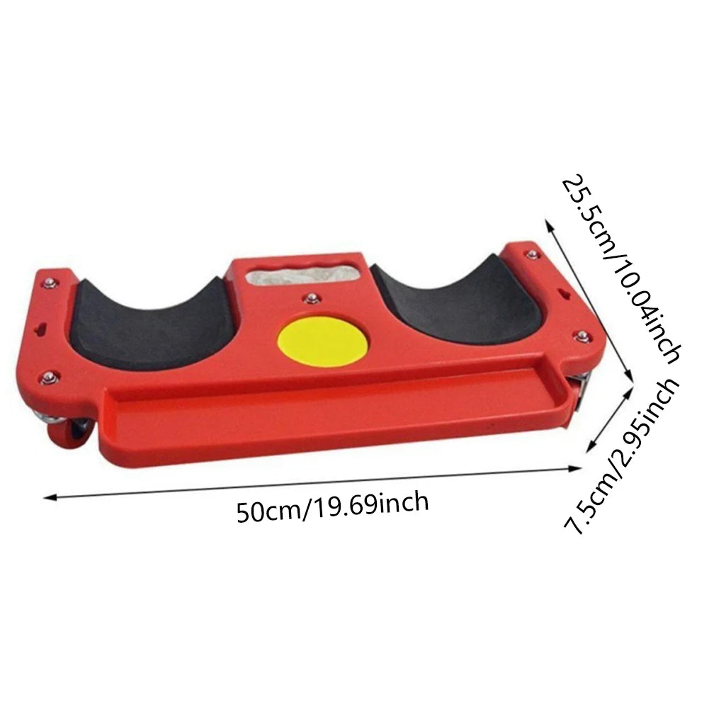 Rollbare Knieschoner mit Rollen