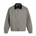 Men's Washed Corduroy Collar Stitching Workwear Jacket