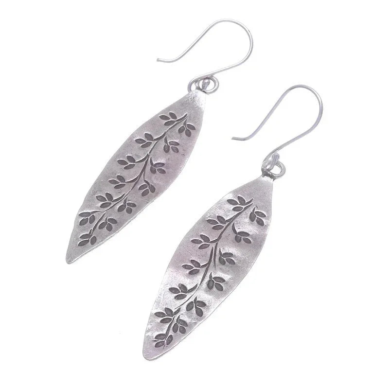 Retro Bohemian Leaf-Shaped Earrings