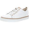 Silvermine Low Leather White