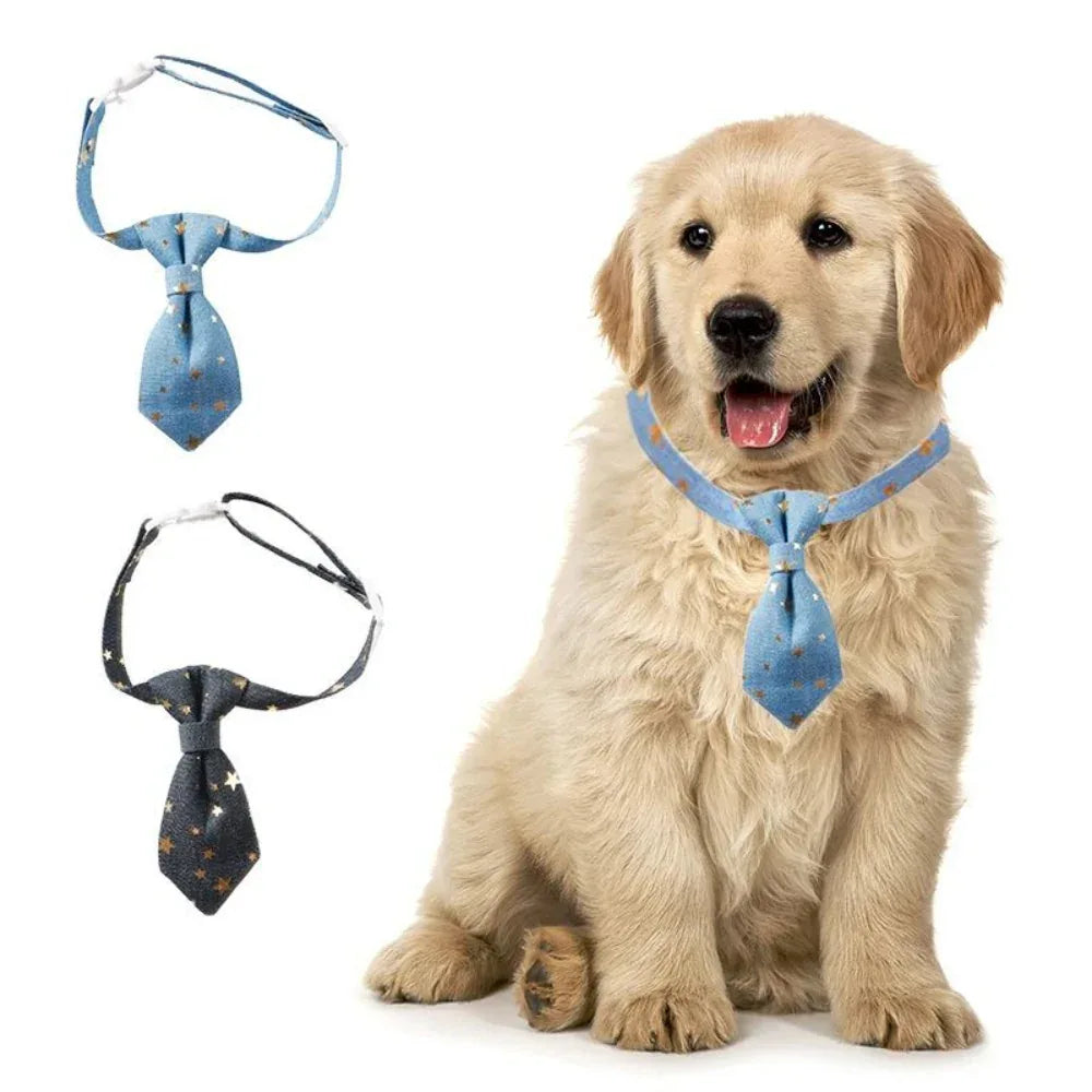 Designer Fancy Adjustable Size Dog Long Tie Animal Decoration Pet Cat Accessories