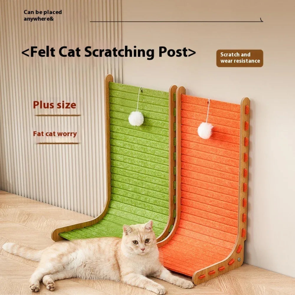 Vertical Wall Sticker Sofa Sisal Felt Cat Scratch Board