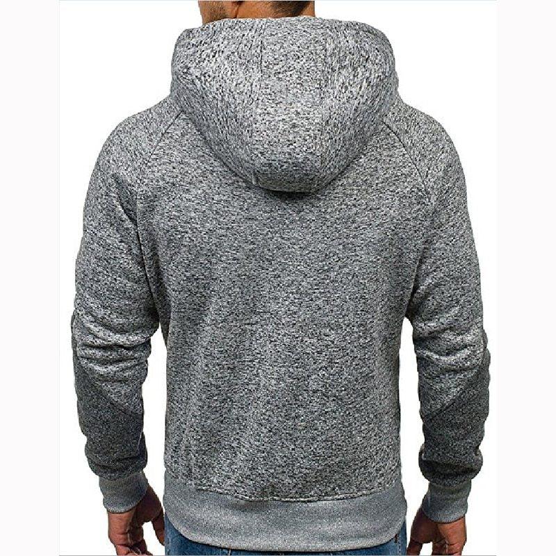 Men's Long Sleeve Hoodie With Chest Pocket