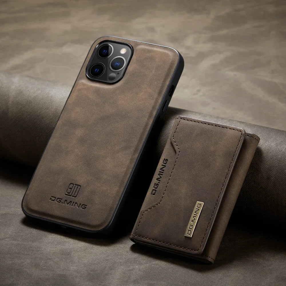 Convenient Leather Phone Case And Card Holder