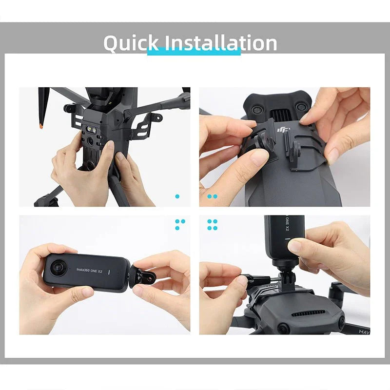 Fäste / Hållare für Kamera / Tiltbehör bis DJI Mavic 3 Serien - Ovansida