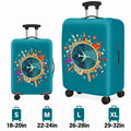 Printed Stretch Suitcase Cover