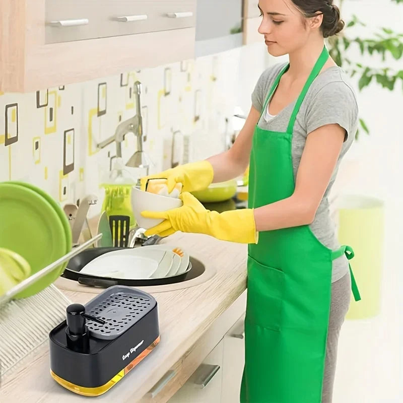 3-in-1 Dual Soap Dispenser Set