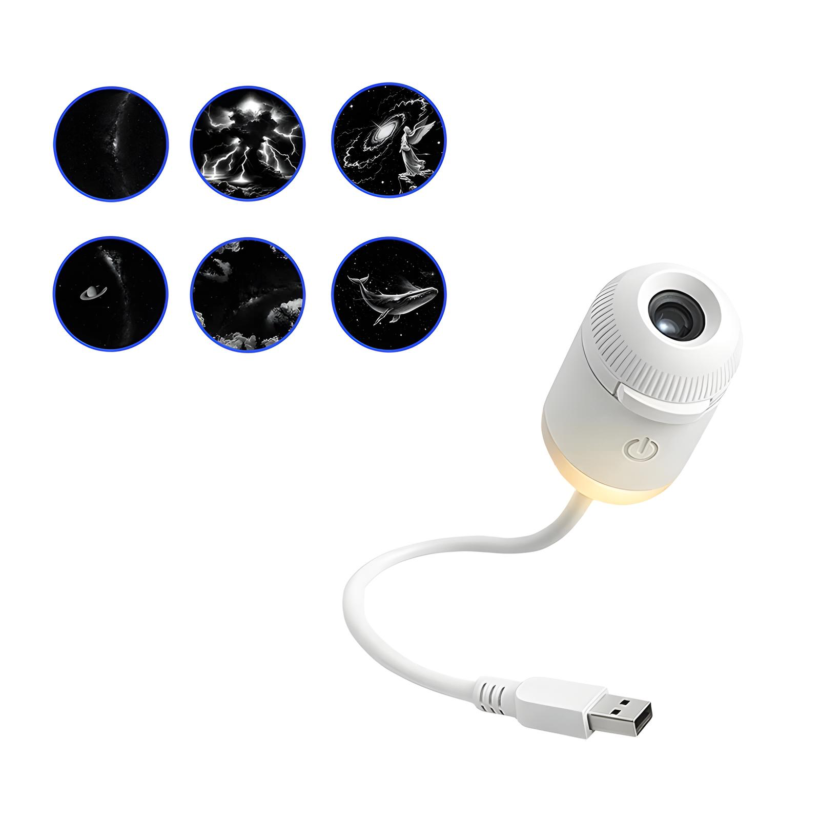 USB Star Projector With Slide Discs