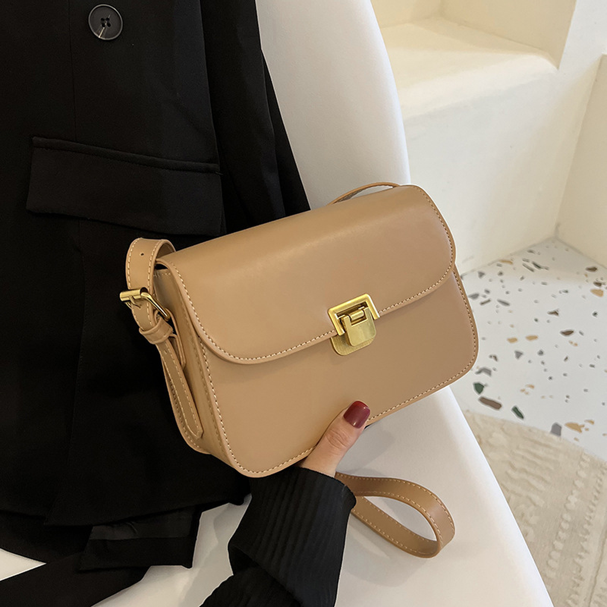 Structured Small Crossbody Bag