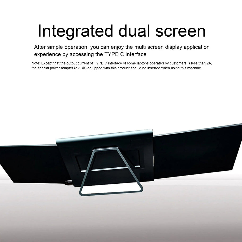 Tragbarer Dual-Screen-Monitor für Laptop