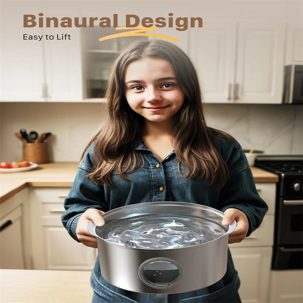 7L Stainless Steel Dog Water Fountain