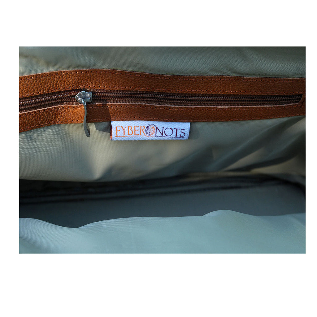 Kilim Leather Paprika Bag-7
