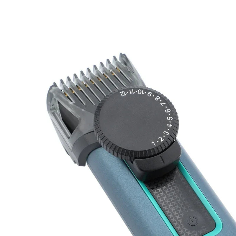 Men's Rechargeable Hair Clipper IPX5 Waterproof Electric Hair Beard Trimmer Shaver
