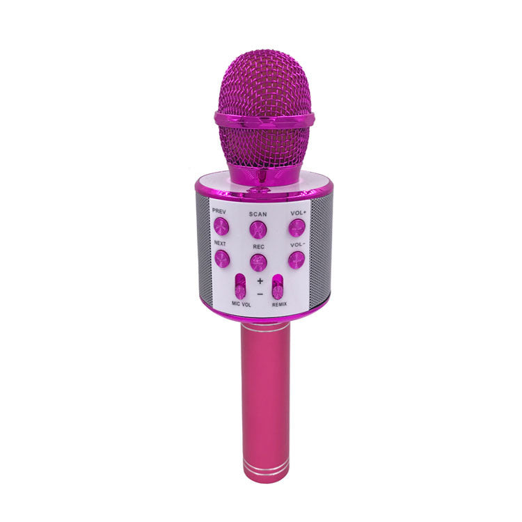 Trådlös karaoke-mikrofon med Bluetooth och högtalare