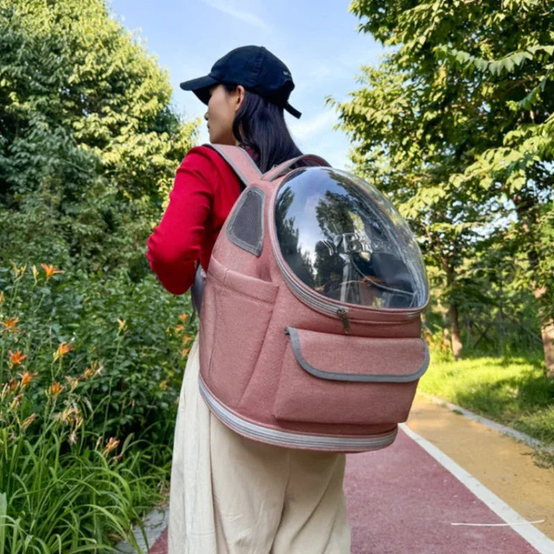 Large Capacity Pet Bag Scratch-Resistant High Load-Bearing Foldable Backpack