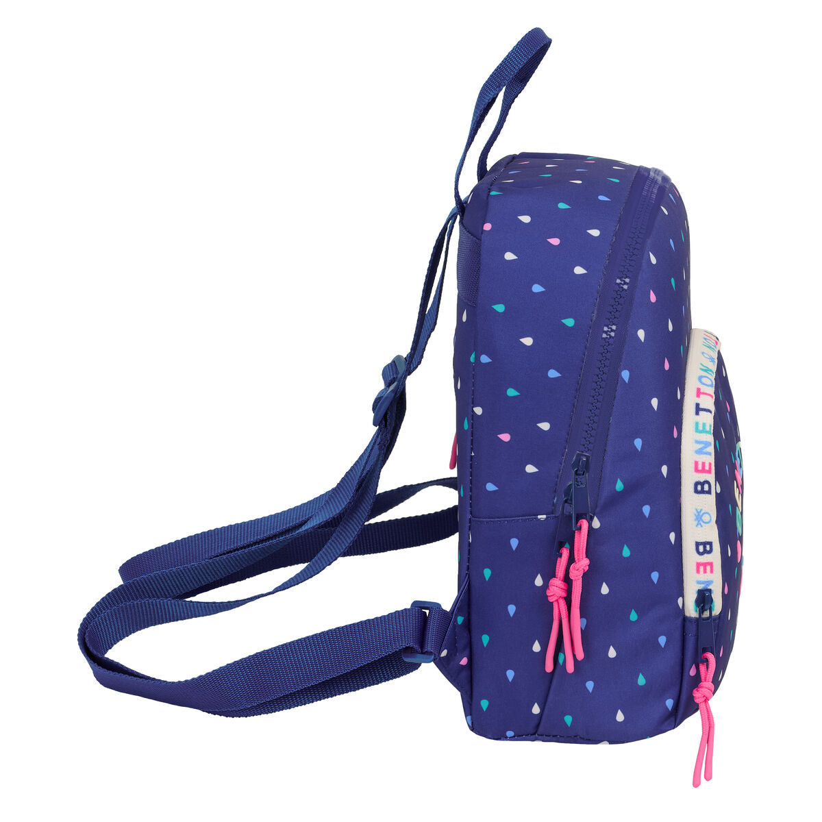 Ryggsäck Benetton Drop, multicolour, justerbare axelremmar