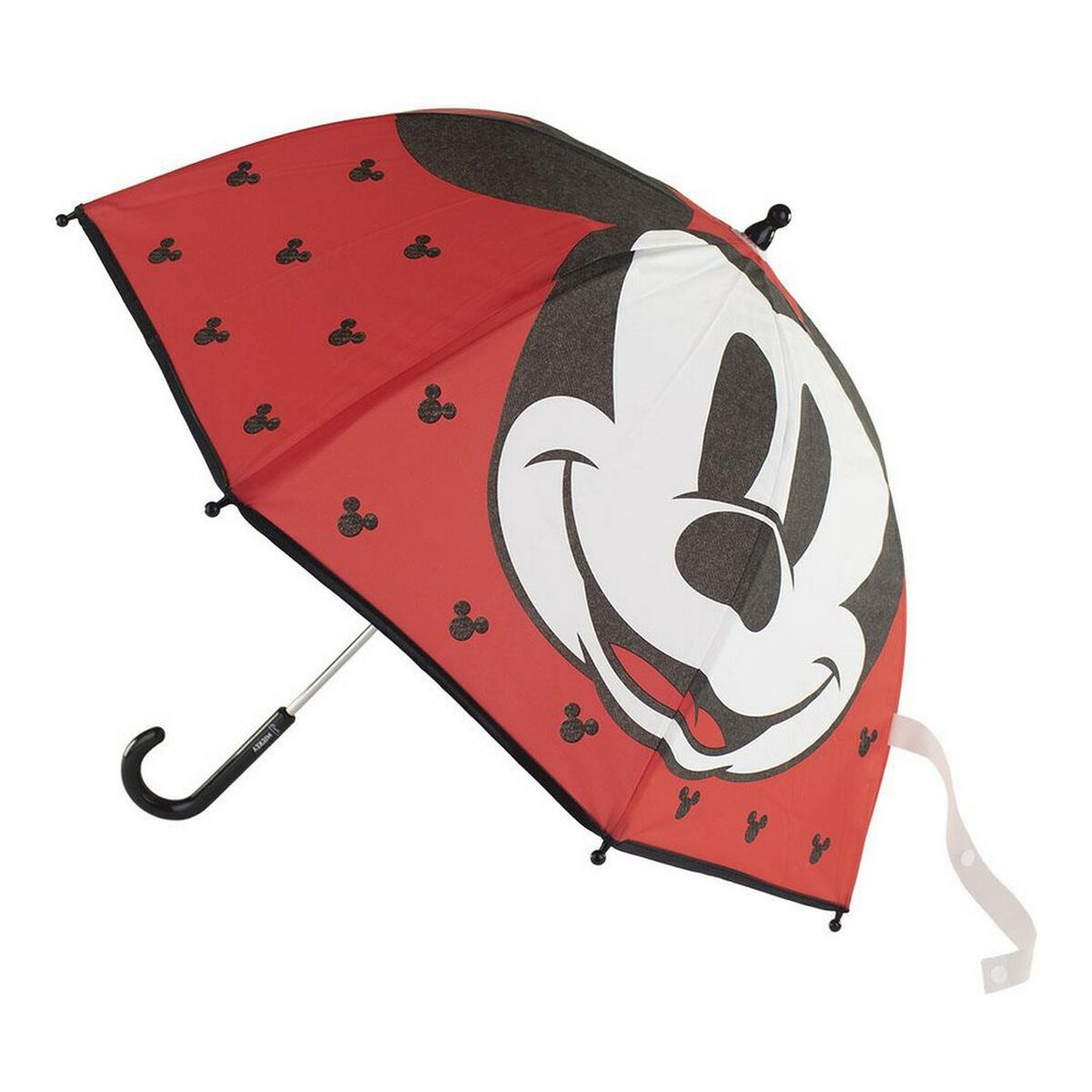 Paraply Mickey Mouse för barn, röd, EVA-material