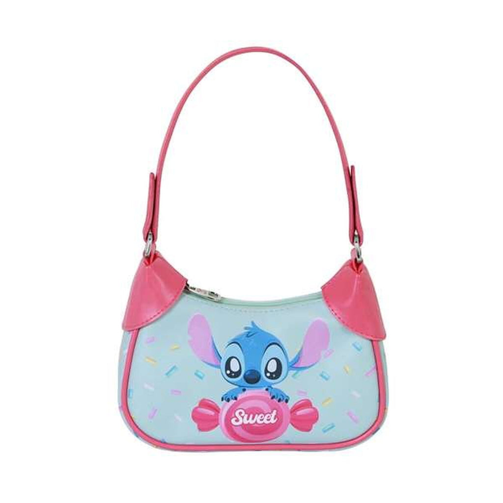 Axelväska Stitch i blå, kompakt och lätt