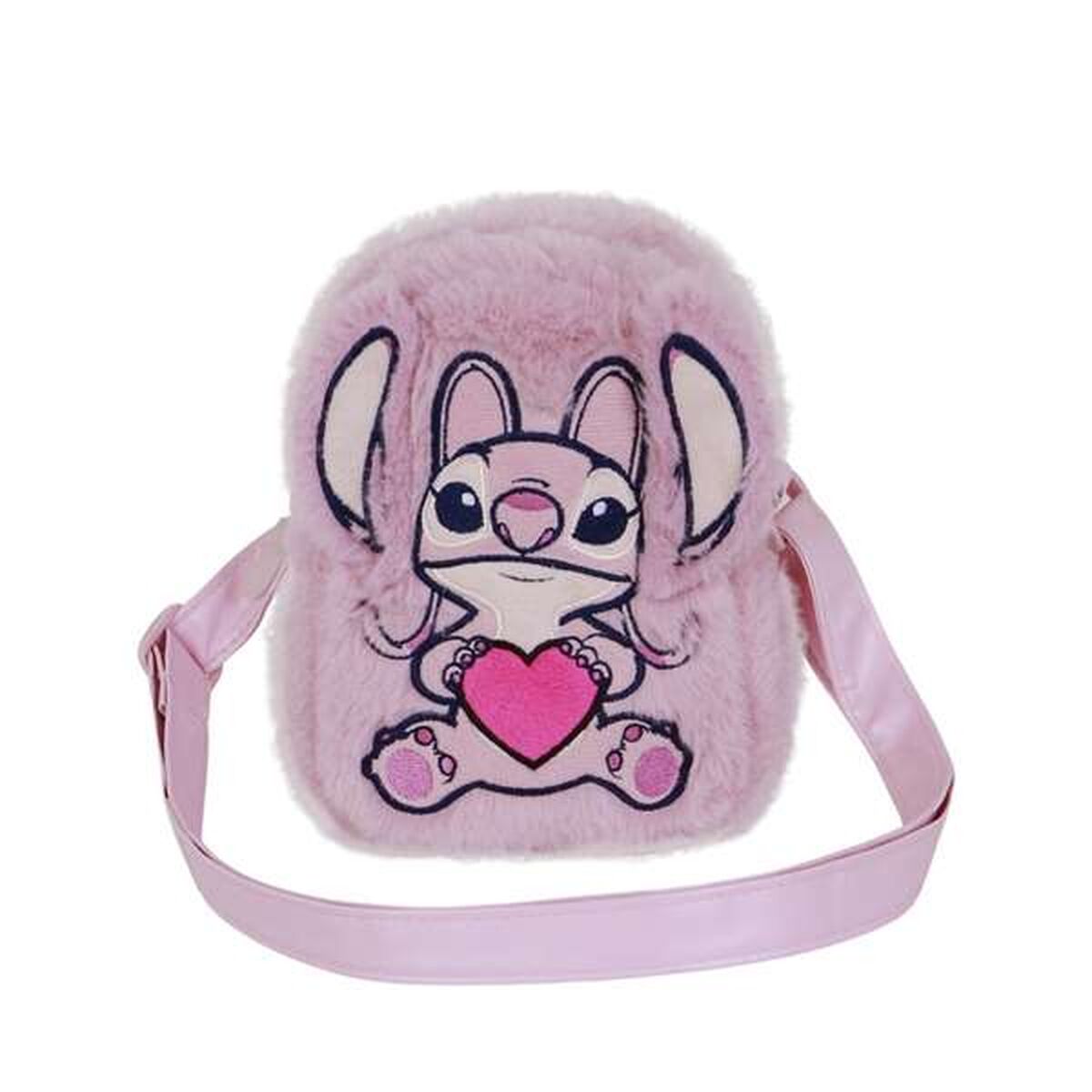 Axelväska Lilo & Stitch, rosa, barnmodell
