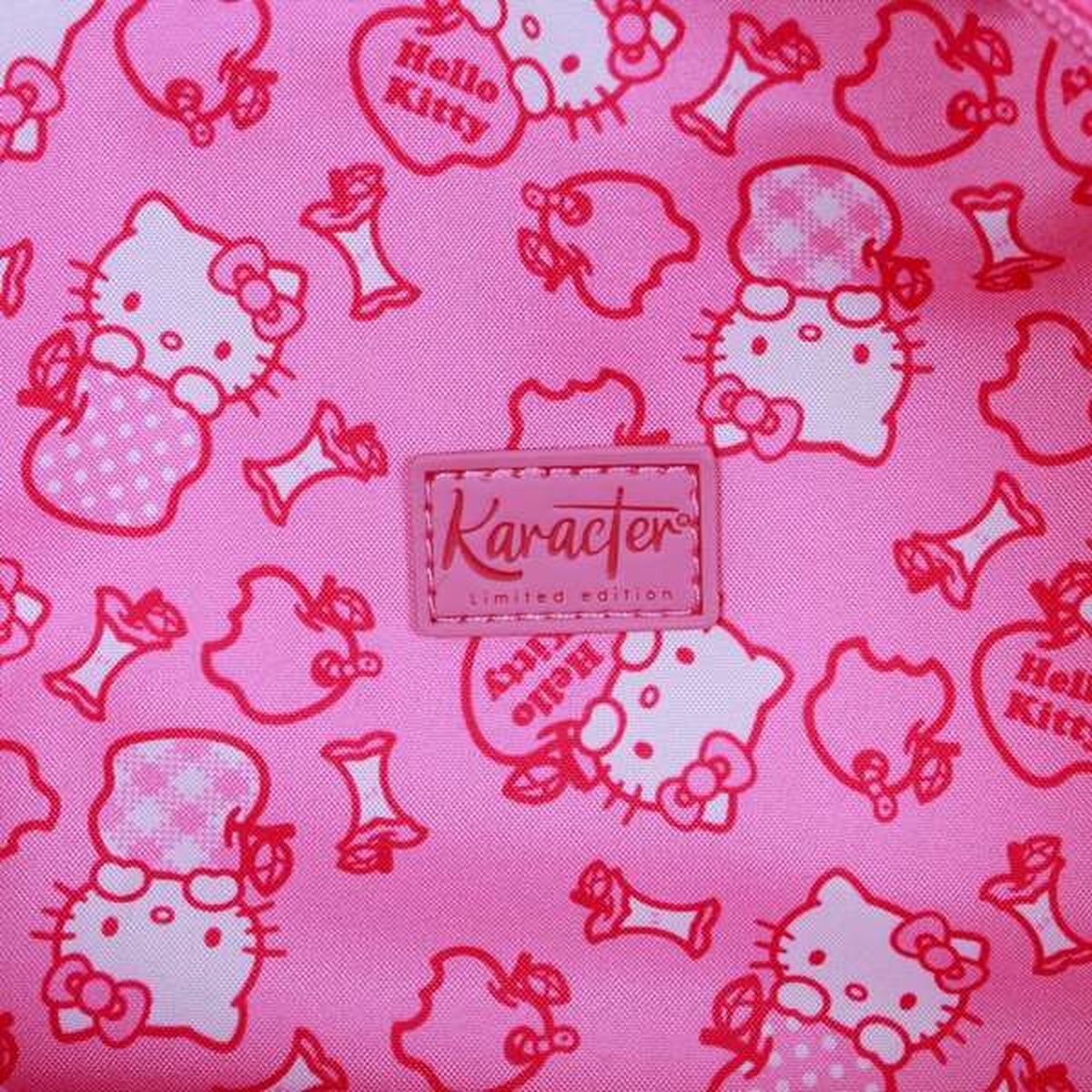 Plånbok Hello Kitty, rosa, kompakt design